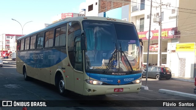 Viação Novo Horizonte 1020311 na cidade de Vitória da Conquista, Bahia, Brasil, por Flávio  Santos. ID da foto: 11379370.