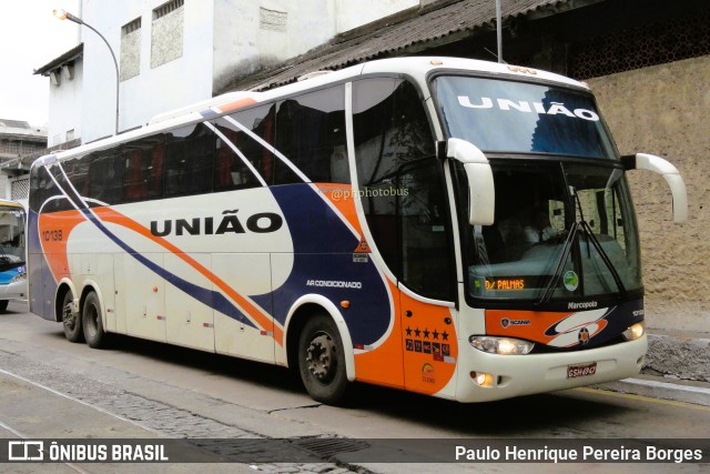 Expresso União 10138 na cidade de Rio de Janeiro, Rio de Janeiro, Brasil, por Paulo Henrique Pereira Borges. Número da foto: #11378614.