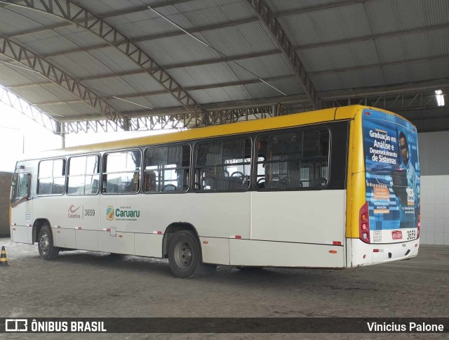 Coletivo Transportes 3659 na cidade de Caruaru, Pernambuco, Brasil, por Vinicius Palone. ID da foto: 11380739.