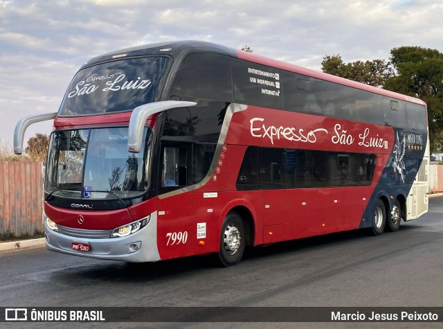 Expresso São Luiz 7990 na cidade de Brasília, Distrito Federal, Brasil, por Marcio Jesus Peixoto. Número da foto: #11380533.