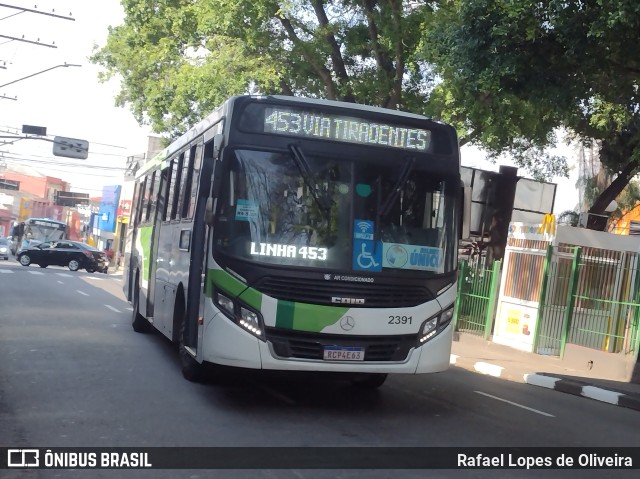 Empresa de Ônibus Vila Galvão 2391 na cidade de Guarulhos, São Paulo, Brasil, por Rafael Lopes de Oliveira. Número da foto: #11379683.