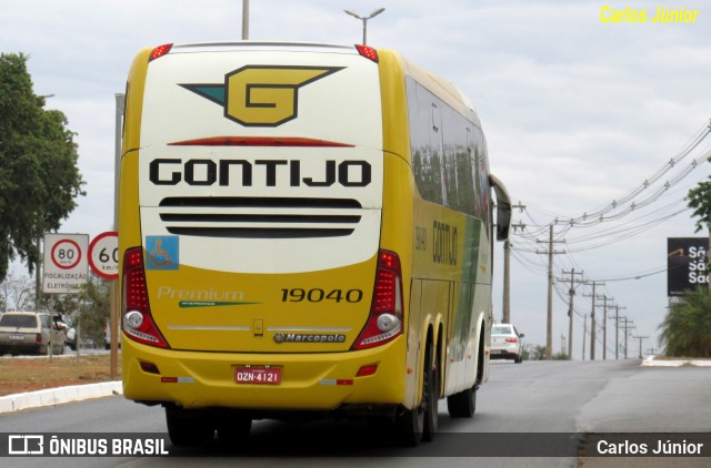 Empresa Gontijo de Transportes 19040 na cidade de Brasília, Distrito Federal, Brasil, por Carlos Júnior. ID da foto: 11379820.