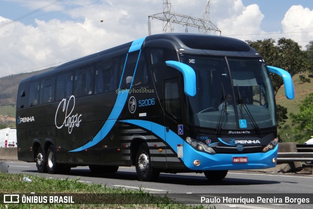 Empresa de Ônibus Nossa Senhora da Penha 52006 na cidade de Aparecida, São Paulo, Brasil, por Paulo Henrique Pereira Borges. ID da foto: 11382946.