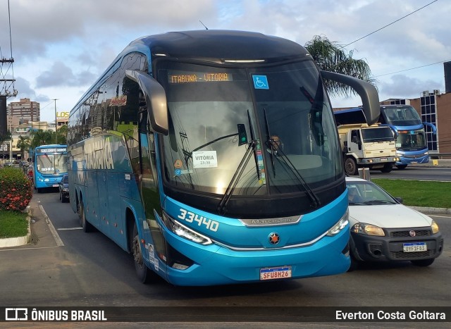 Viação Águia Branca 33440 na cidade de Cariacica, Espírito Santo, Brasil, por Everton Costa Goltara. Número da foto: #11381491.