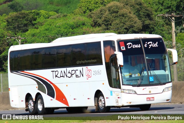 Transpen Transporte Coletivo e Encomendas 29060 na cidade de Aparecida, São Paulo, Brasil, por Paulo Henrique Pereira Borges. Número da foto: #11382925.