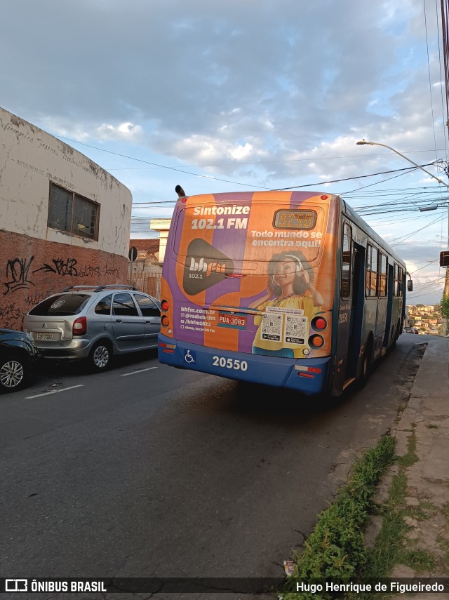 BH Leste Transportes > Nova Vista Transportes > TopBus Transportes 20550 na cidade de Belo Horizonte, Minas Gerais, Brasil, por Hugo Henrique de Figueiredo. ID da foto: 11381752.