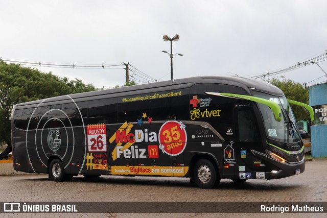 Viação Garcia 82409 na cidade de Imbaú, Paraná, Brasil, por Rodrigo Matheus. Número da foto: #11383813.
