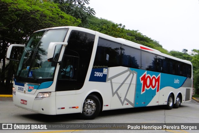Auto Viação 1001 2800 na cidade de São Paulo, São Paulo, Brasil, por Paulo Henrique Pereira Borges. Número da foto: #11382875.