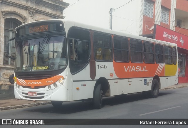 Viasul Transportes Coletivos 1740 na cidade de Itaúna, Minas Gerais, Brasil, por Rafael Ferreira Lopes. ID da foto: 11382890.