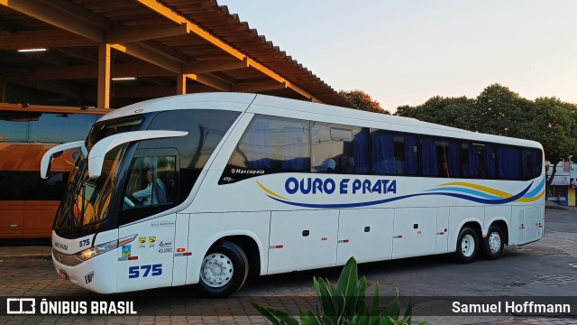 Viação Ouro e Prata 575 na cidade de Santa Rosa, Rio Grande do Sul, Brasil, por Samuel Hoffmann. ID da foto: 11381812.