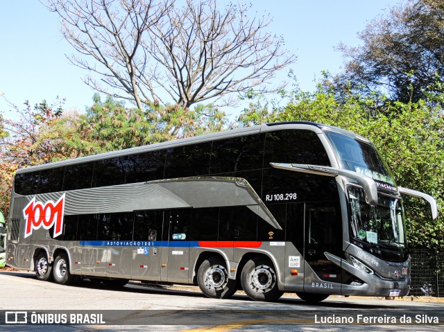 Auto Viação 1001 RJ 108.298 na cidade de São Paulo, São Paulo, Brasil, por Luciano Ferreira da Silva. Número da foto: #11381852.