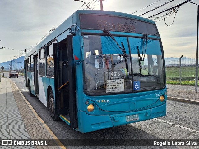 Metbus 0467 na cidade de Pudahuel, Santiago, Metropolitana de Santiago, Chile, por Rogelio Labra Silva. Número da foto: #11384234.