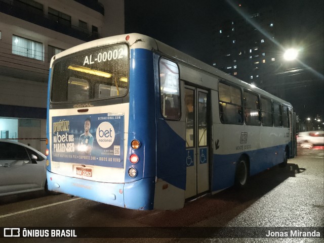 Auto Viação Monte Cristo AL-00002 na cidade de Belém, Pará, Brasil, por Jonas Miranda. Número da foto: #11382722.