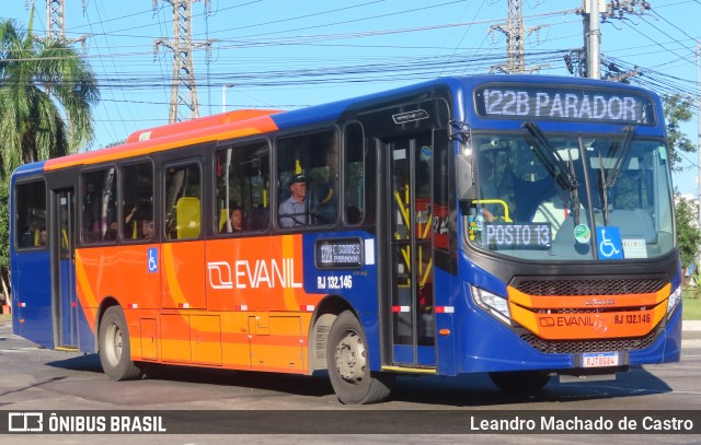 Evanil Transportes e Turismo RJ 132.146 na cidade de Nova Iguaçu, Rio de Janeiro, Brasil, por Leandro Machado de Castro. Número da foto: #11383426.