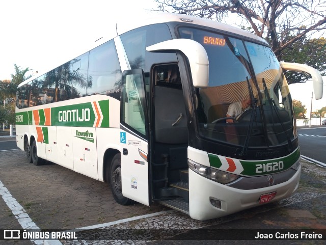 Empresa Gontijo de Transportes 21620 na cidade de Bauru, São Paulo, Brasil, por Joao Carlos Freire. ID da foto: 11381989.