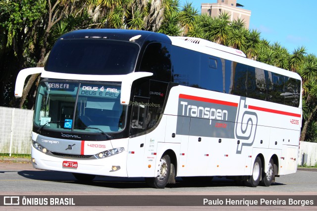 Transpen Transporte Coletivo e Encomendas 42035 na cidade de Curitiba, Paraná, Brasil, por Paulo Henrique Pereira Borges. Número da foto: #11382907.