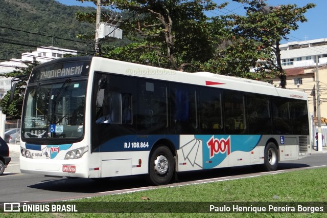 Auto Viação 1001 RJ 108.864 na cidade de Niterói, Rio de Janeiro, Brasil, por Paulo Henrique Pereira Borges. Número da foto: #11382885.