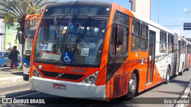 Itajaí Transportes Coletivos 2974 na cidade de Campinas, São Paulo, Brasil, por Eric Gabriel. ID da foto: 11381223.