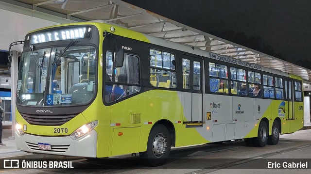 Itajaí Transportes Coletivos 2070 na cidade de Campinas, São Paulo, Brasil, por Eric Gabriel. Número da foto: #11381213.