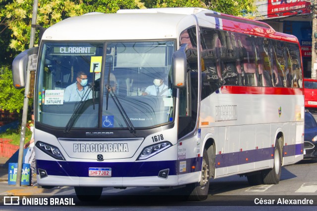 Viação Piracicabana 1678 na cidade de Poá, São Paulo, Brasil, por César Alexandre. Número da foto: #11381526.