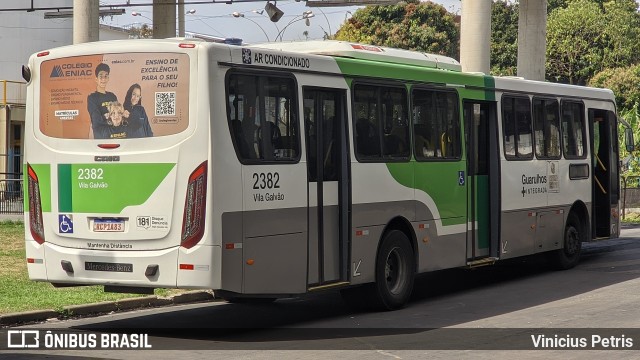 Empresa de Ônibus Vila Galvão 2382 na cidade de Guarulhos, São Paulo, Brasil, por Vinicius Petris. ID da foto: 11383754.