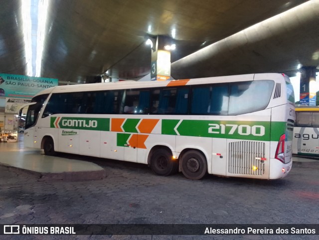 Empresa Gontijo de Transportes 21700 na cidade de Uberlândia, Minas Gerais, Brasil, por Alessandro Pereira dos Santos. ID da foto: 11384084.