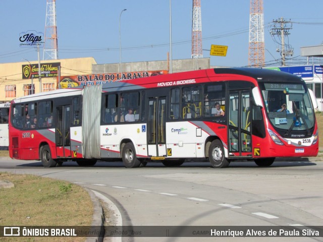 Expresso CampiBus 2538 na cidade de Campinas, São Paulo, Brasil, por Henrique Alves de Paula Silva. ID da foto: 11383370.