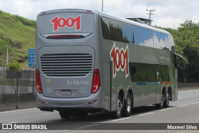 Auto Viação 1001 RJ 108.1143 na cidade de Barra Mansa, Rio de Janeiro, Brasil, por Maxwel Silva. ID da foto: 11382358.