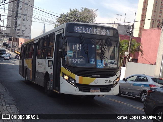 Viação Campo dos Ouros 3930 na cidade de Guarulhos, São Paulo, Brasil, por Rafael Lopes de Oliveira. Número da foto: #11383429.