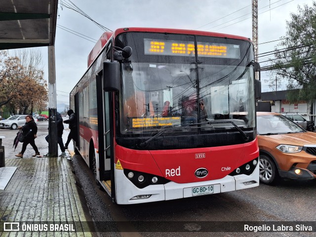 Metbus 1355 na cidade de Pudahuel, Santiago, Metropolitana de Santiago, Chile, por Rogelio Labra Silva. ID da foto: 11384228.