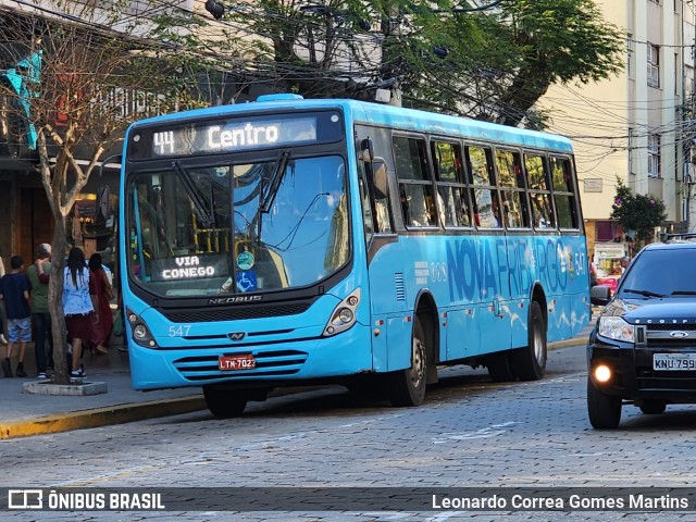 FAOL - Friburgo Auto Ônibus 547 na cidade de Nova Friburgo, Rio de Janeiro, Brasil, por Leonardo Correa Gomes Martins. ID da foto: 11384006.