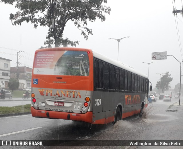 Planeta Transportes Rodoviários 3129 na cidade de Serra, Espírito Santo, Brasil, por Wellington  da Silva Felix. ID da foto: 11381280.