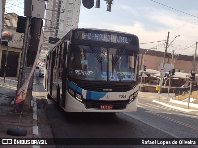 VUG - Viação Urbana Guarulhos 1364 na cidade de Guarulhos, São Paulo, Brasil, por Rafael Lopes de Oliveira. Número da foto: #11383443.