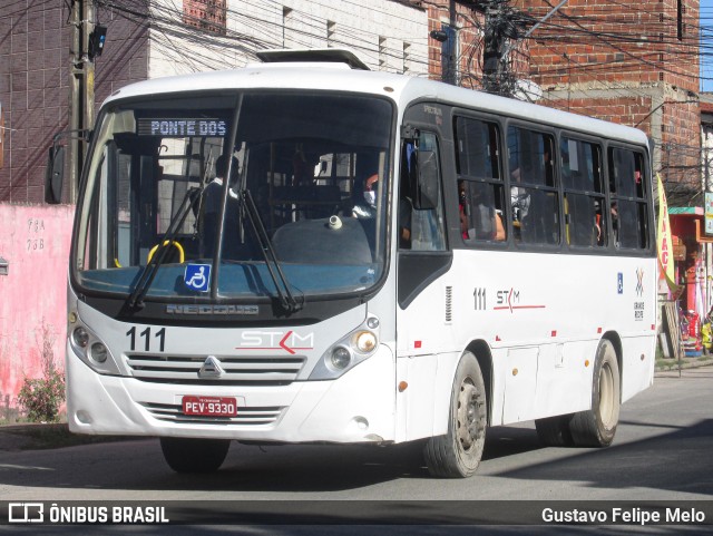 STCM - Sistema de Transporte Complementar Metropolitano 111 na cidade de Jaboatão dos Guararapes, Pernambuco, Brasil, por Gustavo Felipe Melo. ID da foto: 11382160.