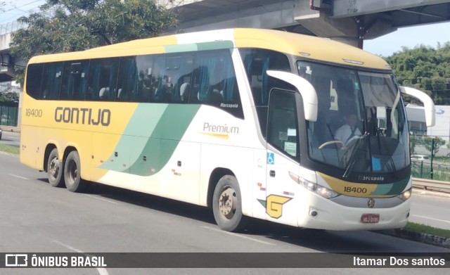 Empresa Gontijo de Transportes 18400 na cidade de Salvador, Bahia, Brasil, por Itamar dos Santos. ID da foto: 11385956.