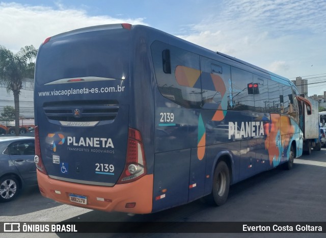 Planeta Transportes Rodoviários 2139 na cidade de Cariacica, Espírito Santo, Brasil, por Everton Costa Goltara. Número da foto: #11385086.