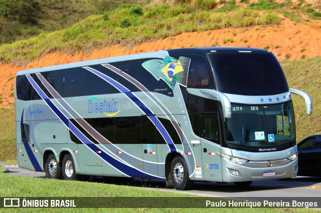 Destak Turismo 2170 na cidade de Aparecida, São Paulo, Brasil, por Paulo Henrique Pereira Borges. ID da foto: 11386519.