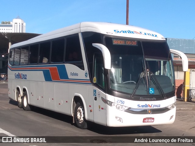 VUSC - Viação União Santa Cruz 2750 na cidade de Porto Alegre, Rio Grande do Sul, Brasil, por André Lourenço de Freitas. ID da foto: 11385678.