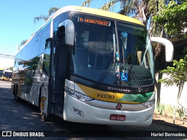 Empresa Gontijo de Transportes 19330 na cidade de Belo Horizonte, Minas Gerais, Brasil, por Hariel Bernades. ID da foto: 11384762.