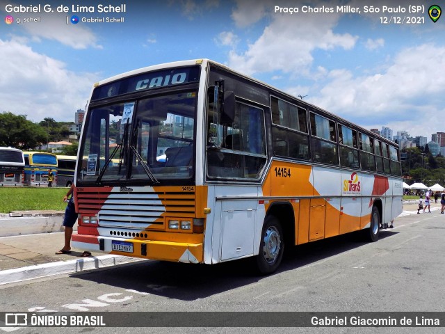 Ônibus Particulares 14154 na cidade de São Paulo, São Paulo, Brasil, por Gabriel Giacomin de Lima. Número da foto: #11387381.