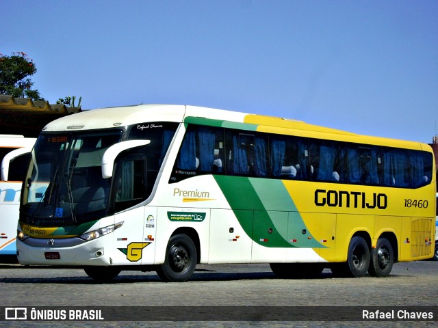 Empresa Gontijo de Transportes 18460 na cidade de Vitória da Conquista, Bahia, Brasil, por Rafael Chaves. ID da foto: 11385912.