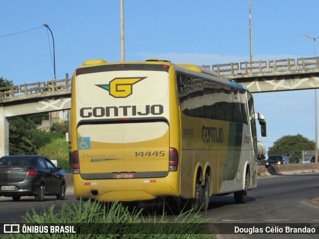 Empresa Gontijo de Transportes 14445 na cidade de Belo Horizonte, Minas Gerais, Brasil, por Douglas Célio Brandao. ID da foto: 11385666.