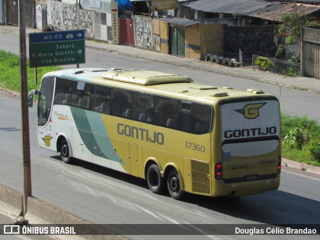 Empresa Gontijo de Transportes 17360 na cidade de Belo Horizonte, Minas Gerais, Brasil, por Douglas Célio Brandao. ID da foto: 11386888.