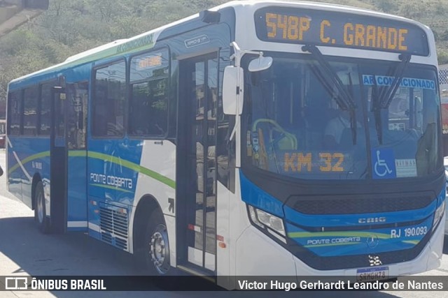 Viação Ponte Coberta RJ 190.093 na cidade de Nova Iguaçu, Rio de Janeiro, Brasil, por Victor Hugo Gerhardt Leandro de Nantes. Número da foto: #11385161.