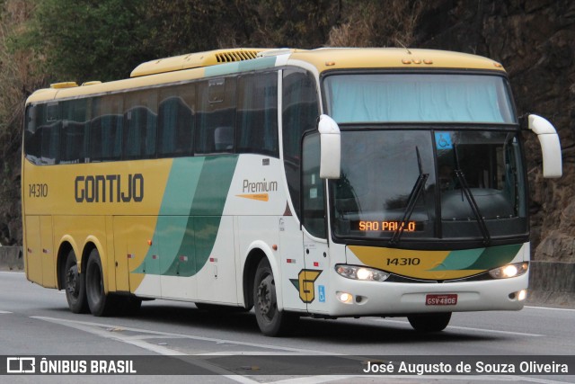 Empresa Gontijo de Transportes 14310 na cidade de Seropédica, Rio de Janeiro, Brasil, por José Augusto de Souza Oliveira. ID da foto: 11387252.