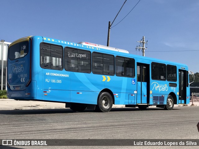 Viação Nossa Senhora do Amparo RJ 186.085 na cidade de Niterói, Rio de Janeiro, Brasil, por Luiz Eduardo Lopes da Silva. Número da foto: #11385039.