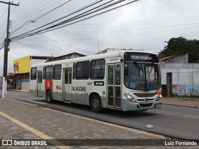 Real Alagoas de Viação 1417 na cidade de Maceió, Alagoas, Brasil, por Luiz Fernando. Número da foto: #11389562.