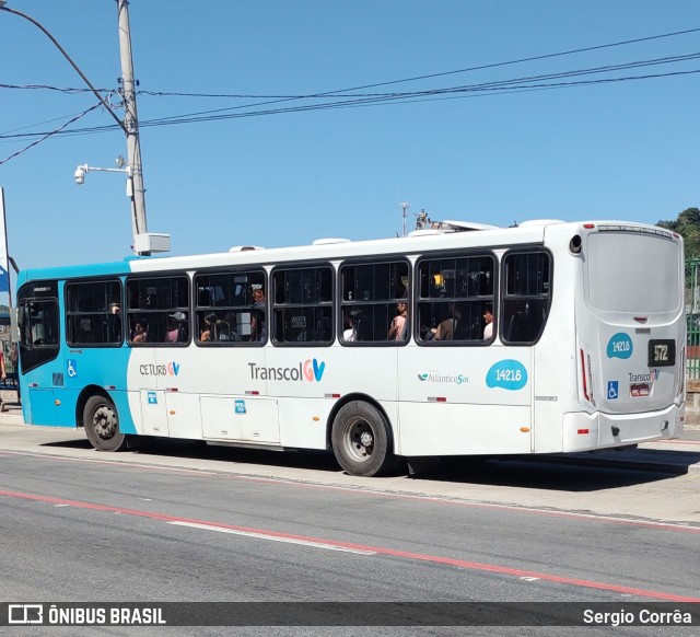Serramar Transporte Coletivo 14218 na cidade de Vitória, Espírito Santo, Brasil, por Sergio Corrêa. Número da foto: #11389514.