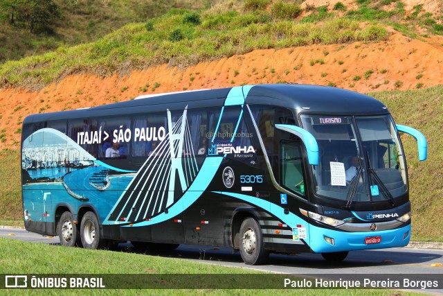 Empresa de Ônibus Nossa Senhora da Penha 53015 na cidade de Aparecida, São Paulo, Brasil, por Paulo Henrique Pereira Borges. ID da foto: 11389597.