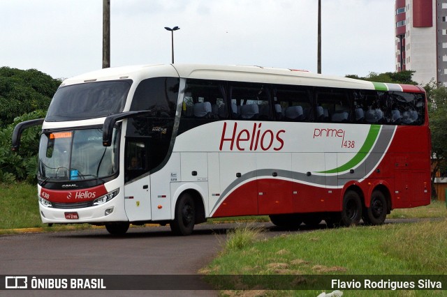 Helios Coletivos e Cargas 438 na cidade de Cascavel, Paraná, Brasil, por Flavio Rodrigues Silva. ID da foto: 11387757.